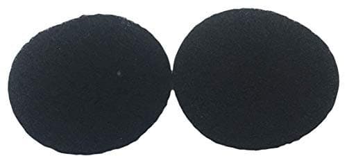 Compost Bin Filters - 2 Pack by The Relaxed Gardener - Set of 2 Black 4 Inch Round Odor Abscorbing Replacements for Kitchen Composting Buckets