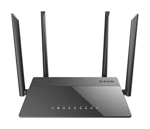 D-Link DIR-841 - AC1200 MU-MIMO Wi-Fi Gigabit Router with Fast Ethernet LAN Ports, Dual_Band, Black (1200 megabits_per_Second)