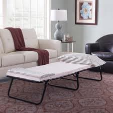 Contura Comfort Ease Folding Guest Bed Cot with Gel Memory Foam Mattress