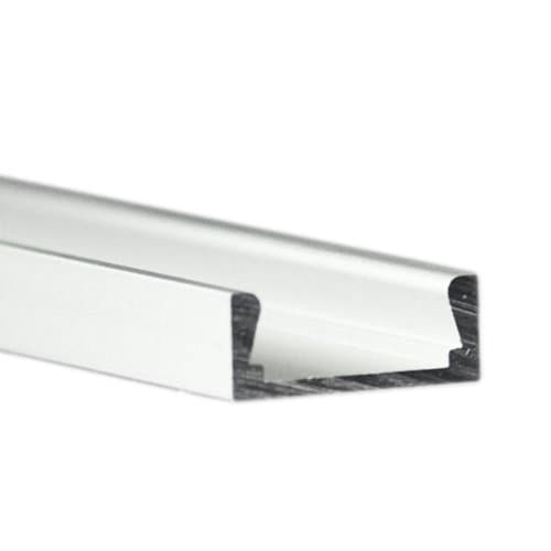 3.28 ft. Anodized Aluminum Micro-ALU Channel - For LED Tape Light - Klus B1888ANODA