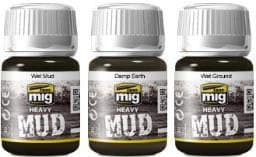 Ammo MIG-7442 Glossy Wet Mud Soils, Multicolour