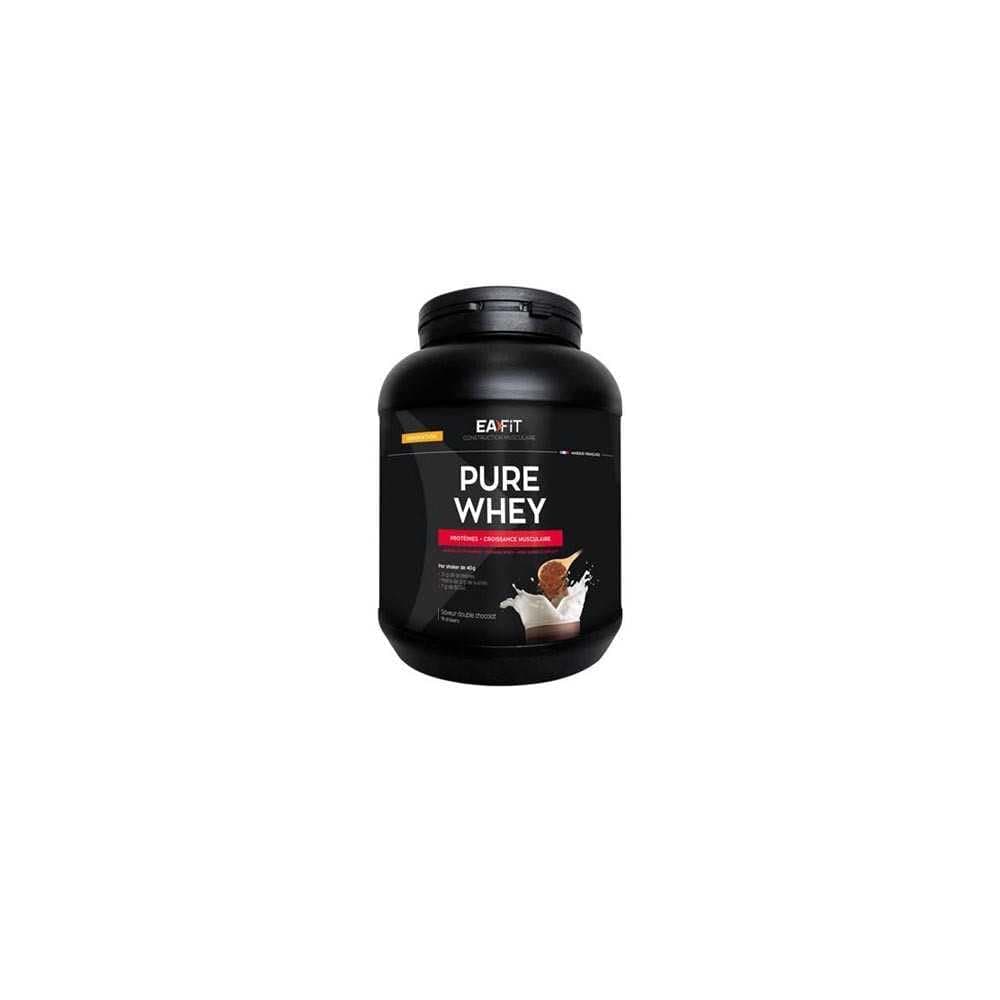 Eafit Pure Whey - Double Chocolate 750g - Muscle Growth - Tri-Source whey Protein - Fast Absorption - Contains Amino acids and Digestive enzymes - HIGH Amino Complex - Source of Vitamins and Minerals