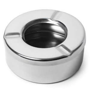 Dynore Stainless Steel Ash Tray, Silver