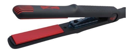 KQC Red Devil Tourmaline/Ceramic Flat Iron (1" inch) (Free Mini Flat Iron + KQC Shine Spray)