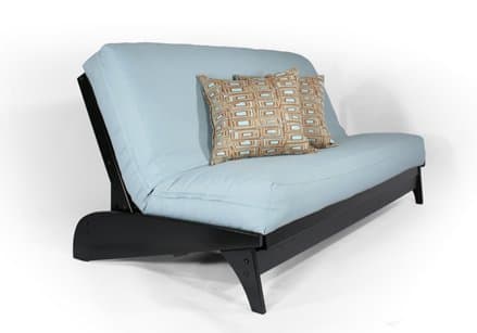 Futons Dillon Wall Hugger Painted Black Full