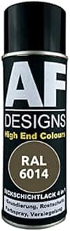Alex Flittner Designs Rust Protection Paint 4-in-1 RAL 6014 Gelboliv Metal Protective Paint Spray Rust Protection Paint Spray Can