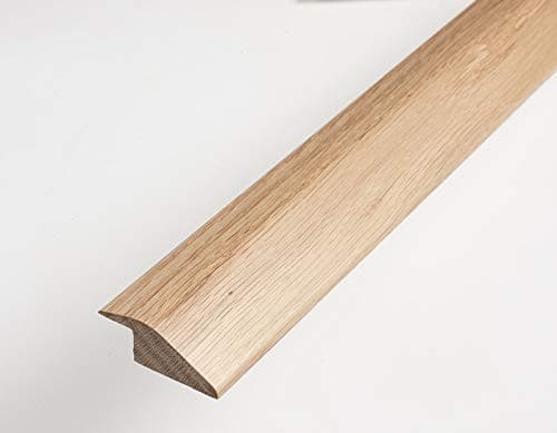 Universal Moudlings Solid Oak 15mm Ramp Reducer Profile Threshold Door Strip Trim Bar 90cm Oiled For Flooring