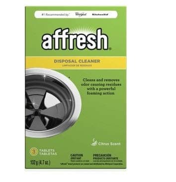 Affresh Garbage Disposal Cleaner, Helps Power Away Odor Causing Bacteria, Debris & Grime in Grind Chamber, Impeller & Drain Pipe, 9 Tablets, 9 Month Supply [3 Pack]