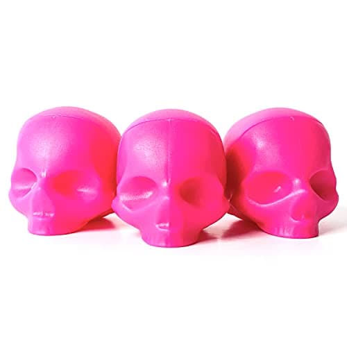 Rebels Refinery 3-Piece Skull-Shaped Lip Balm Bundle - Pink - Mint, Vanilla & Passion Fruit