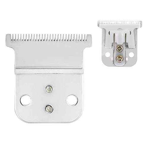 Pro Li Trimmer Replacement T Blade Ceramic Blade -Carbon Steel Blade for Andis Pro Li D8 (Ceramic + Gold Blade) (Sliver T + Ceramic)