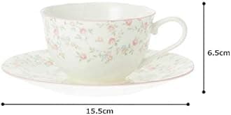 Noritake ノリタケ カップ & ソーサー ( コーヒー ティー 兼用) 220cc キューティーローズ 電子レンジ対応 ボーンチャイナ T59387A/9940