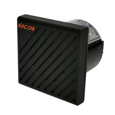 KSP-41S, Buzzer, 66mm Panel Hole, 80mm Square Head, 85dB, 4 Sounds Ambulance/Phone/Song/Patrol, IP56, 110/220V AC