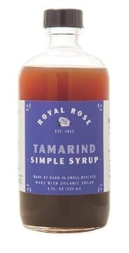 Royal Rose Tamarind Simple Syrup 8oz