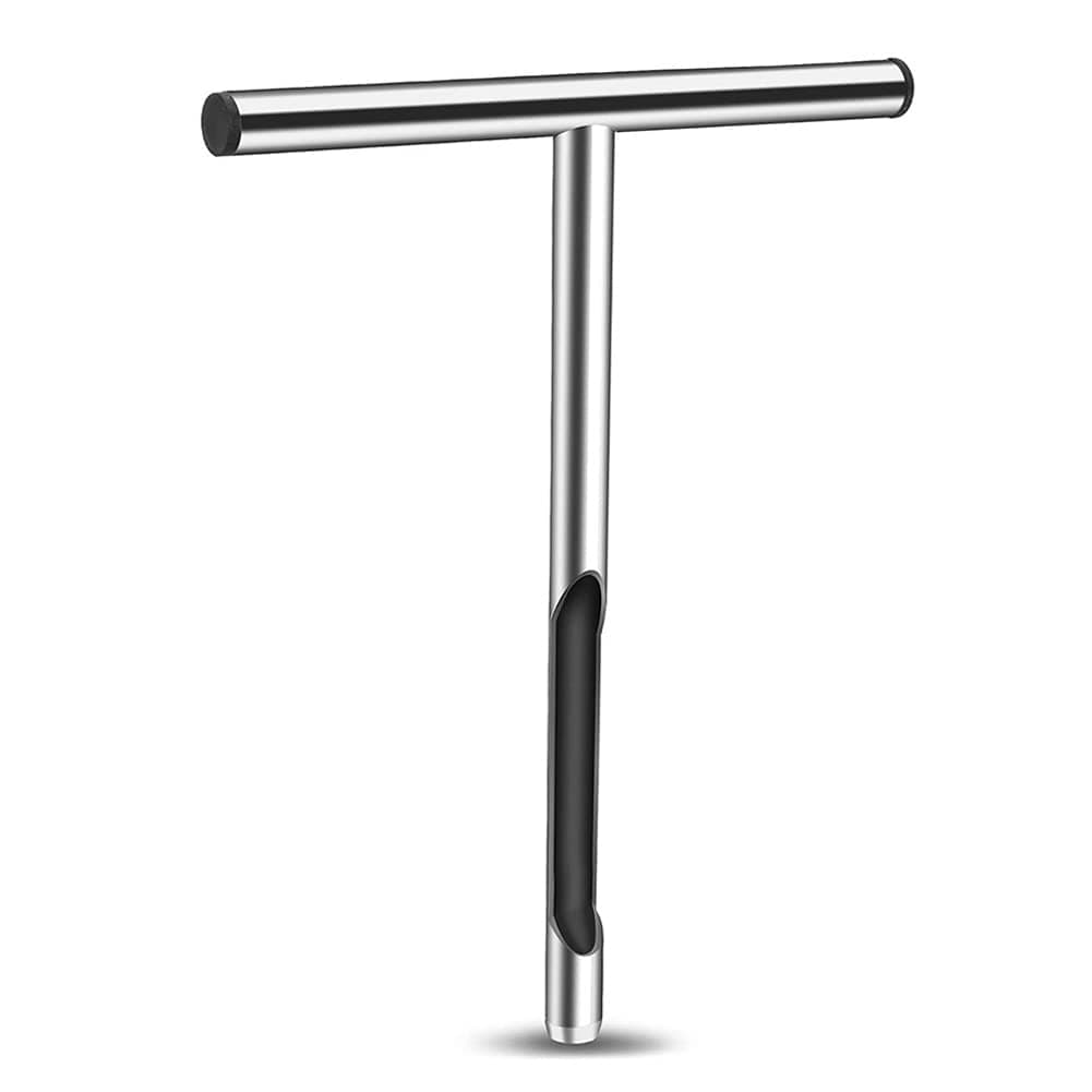 12 Inch Handheld Portable Soil Sampler Stainless Steel Soil Sampling Tool Home Garden Lawn Farm Maintenance Tool T-Handle Soil Sampler-Haibing