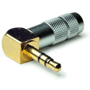 Stereo L type 3.5mm Mini Jack 24k gold P-3.5GL oyaide (Japan Import)