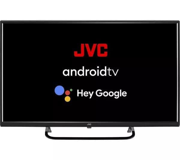 JVC LT-32CA790 Android TV 32" Smart Full HD LED TV with Google Assistant (Renewed)