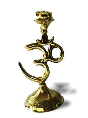 Brass OM Incense Burner 10cm x 5cm