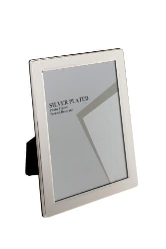 Viceni Flat Edge Photo Frame, A4, Silver Plated, Certificate, Silvee