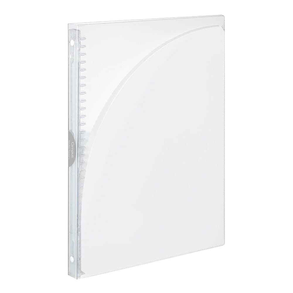 Kokuyo Co, Ltd. Campus Adapt Slim Binder - A4 30 Rings White