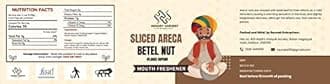 Hungry Harvest Sliced Betel Nut | Sliced Areca Nut | Cutting Supari Kachi Sopari | Kachi Cutting Sliced Supari | Raw Unflavoured Flakes [Jar Pack] (250 Grams (Pack of 2 of 125 Grams))