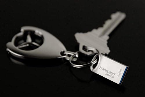 Transcend Japan TS64GJF710S 64GB USB 3.1 Capless, Compact Type, Metal, Silver, Shockproof, Splashproof, Dustproof, Data Recovery Software