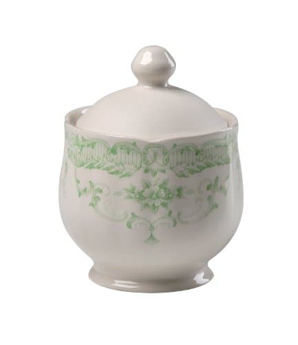 BITOSSI Rose Sugar Bowl Colour: Green