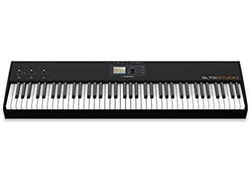 Studiologic SL73 Studio Midi Keyboard Controller - Premium Hammer Action Keyboard, 250 Programs, 12 Programs Groups, 4 Programmable Zones, 2 MIDI Ports separately assignable