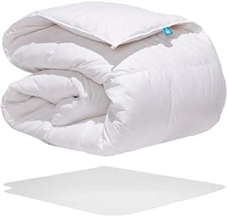 Canadian Down & Feather Co. - Summer Weight White Goose Down Duvet XL Queen Size (California King Size) - 260 TC Shell 100% Cotton - Filled in Canada