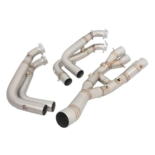 60mm Motorcycle Exhaust Escape Slip On Front Link Pipe Connection Muffler For B&M&W M1000RR M 1000 RR 2019 2020 2021 2022 2023 2024
