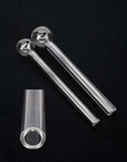 6 Inch Glass Oil Burner Pipe (Pack of 2)