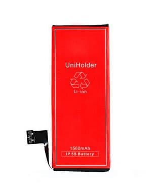 UniHolder-Internal Battery Charger Replacementne 5s 5c For Apple iPhone 1560mAh (For the: A1533, A1453, A1457, A1530) (Not For 5 or 5 SE)