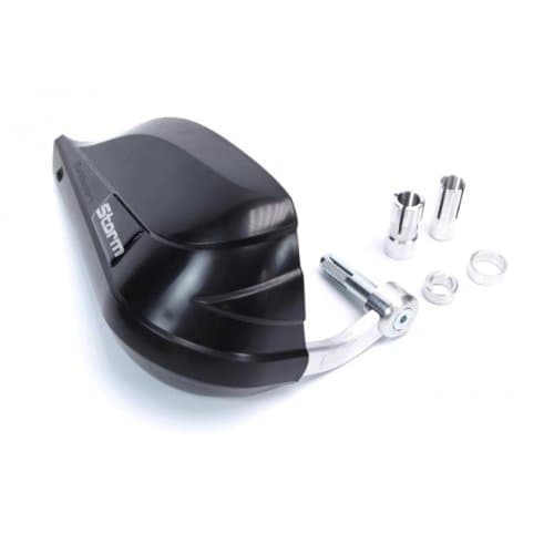 Barkbusters S5-BK Storm Black Handguard with Single-Sided Bar End Mounting Kit for 7/8"/1" Bars