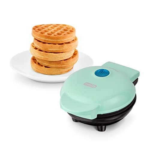 Dash Deluxe No-Drip Waffle Iron Maker Machine 1200W + Hash Browns, or Any Breakfast, Lunch, & Snacks with Easy Clean & Mini Maker for Individual Waffles, Hash Browns, Keto Chaffles