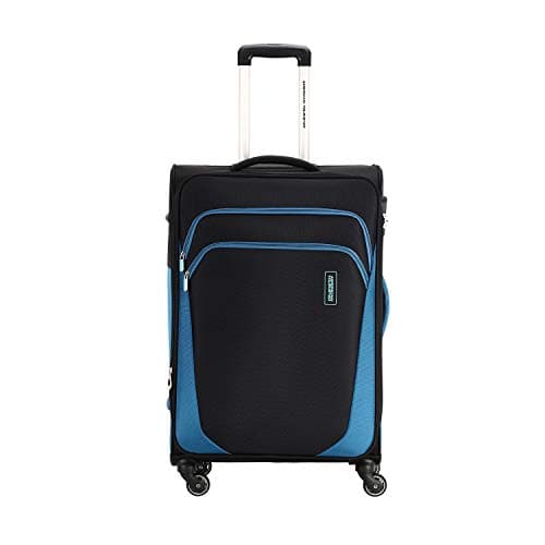 American Tourister Kansas Polyester 57 cms Black Softsided Cabin Luggage (FT2 (0) 09 001)
