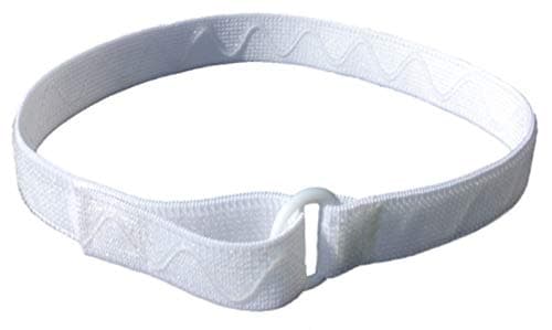 Catheter Leg Bag Strap Upper Medium fits 16 inch to 24 inch leg Secure Comfort Urinary Catheter Leg Band Silicone Non Slip Backing Soft Adjustable Elastic Hook and Loop Closure Holds Top Of Bag