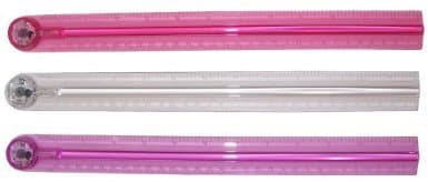 Inkology Glo-Lite Ruler, Pink, 1 Ruler per Pack (266-6)