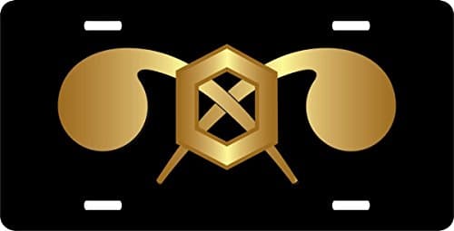 Army Chemical Corps License Plate