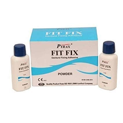 Pyrax Polymars Denture Adhesive Fixing Powder 10 gms Pack of 10 Pcs