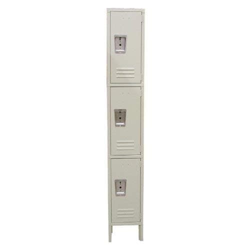 Products 3-Tier Locker, DWH 18" x 12" x 78", Painted Steel, Each (13128)
