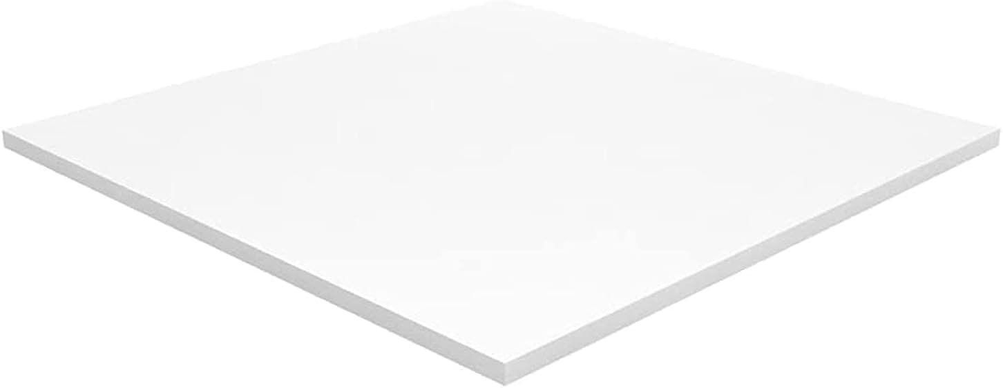 Gypsum False Ceiling Tile, Ultra-Thin off White 600x600x7mm,Pack of 4 Pieces