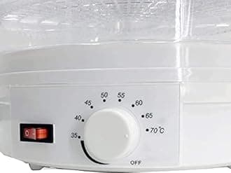 ONPRIX Food Dehydrator Machine Jerky Maker, Plastic Electric Transparent 5 Tier Countertop Dry Food and Fruits Saver Machine,Snacks Food Dryer.