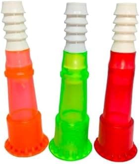 New Trend PVC Tap Connector/Rubber Pipe Jointer/Pipe Nozzle for Washroom, Kitchen, Garden Use - Set of 3 (Color May Vary) Hose Connector 15mm (3/4")