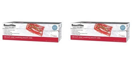 Sous Vide Supreme Vacuum Roll Pouches, 2 Rolls Per Box (2-(Pack))