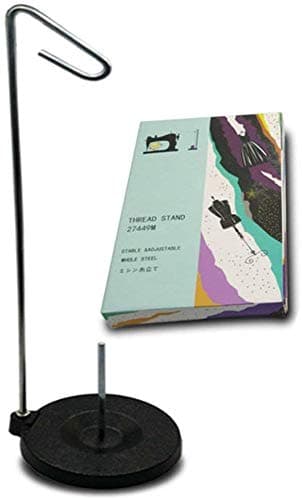 YICBOR #27449M Single Thread Stand Full Metal Stable &Adjustable Thread Holder (Black)