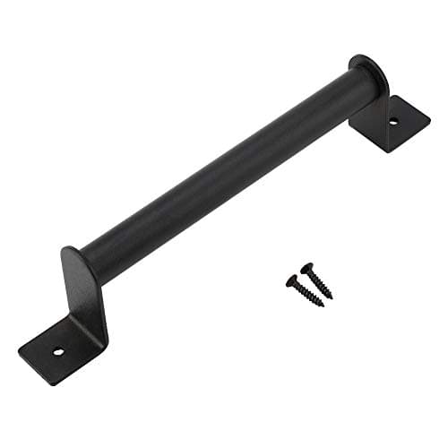 Black Heavy Duty Barn Door Handle Pull Set Carbon Steel Barn Door Hardware with Screws for Sliding Barn Door Closet Wooden Gate