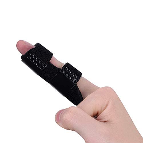 Finger Splint, 2Pcs Trigger Finger, Mallet Finger Brace with Built-in Aluminium Support for Stenosing Tenosynovitis, Arthritis Pain, Sport Injuries, Finger Tendon Release