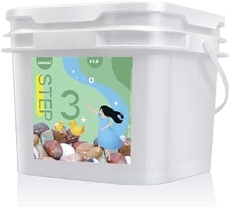 8 lbs Tumbler Media Grit,Rock Polishing Grit Media, Works with Any Rock Tumbler, Rock Polisher, Stone Polisher,PRE-Polish 500 Silicon Carbide Grit, Step 3 for Tumbling Stones