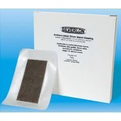 Silverlon Island Wound Dressing - Size: 4 x 4 - Box of 5 by Silverlon