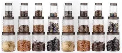 Rahi Mart Airtight Container Set, Kitchen Container Set, Food Storage Container, Plastic Container, Storage Box, Dibba Set of 24-300 ml, 600 ml, 1200 ml (Pack of 24)