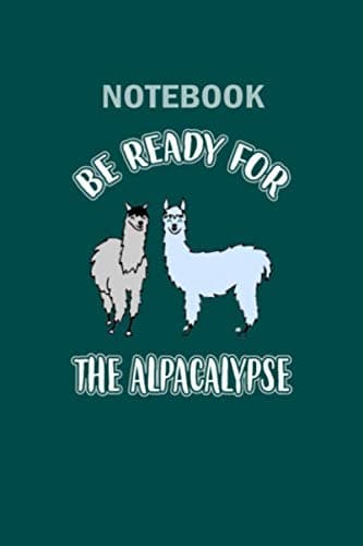 Notebook: be ready alpaca lama peru gift , 100 pages - 6 x 9 inches